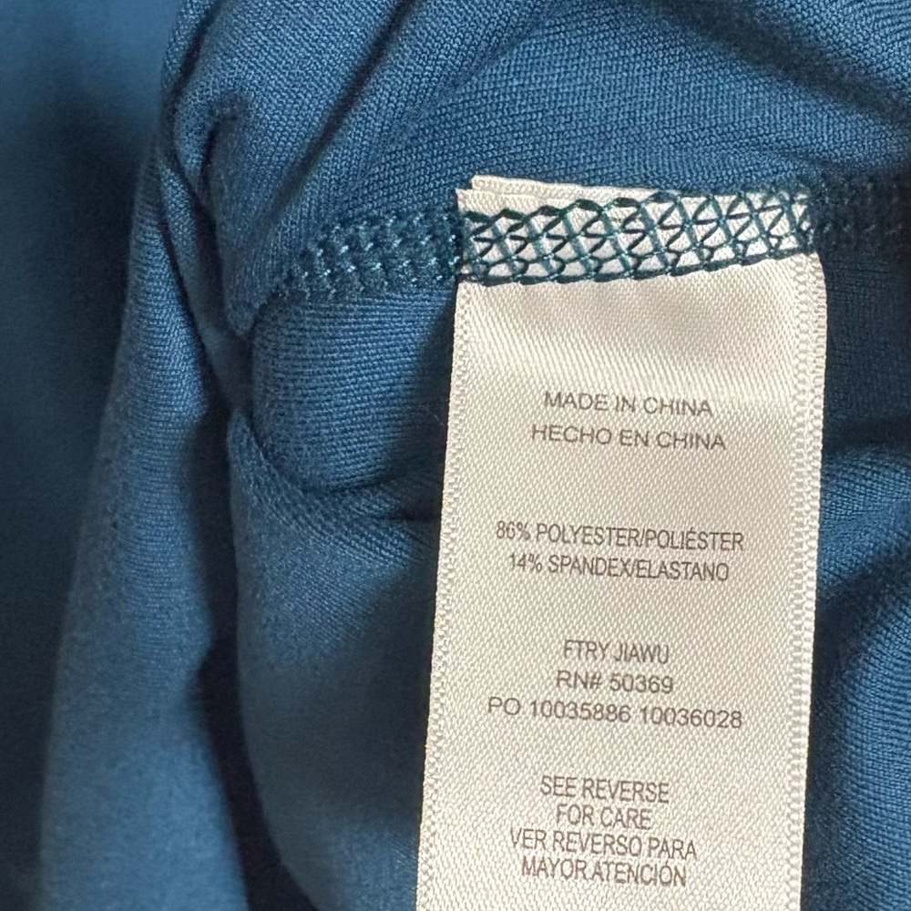 Juicy Couture Sport Teal Half Zip Run‎ Top Medium - Picture 7 of 8